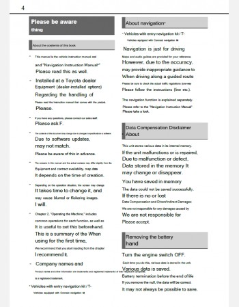 toyota land cruiser 300 series 2023-2024 navigation & multimedia system manual